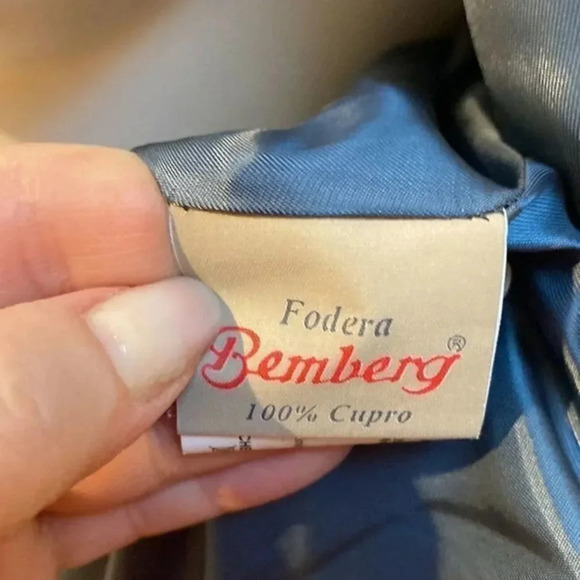 Consistent Rocca  Foldera Bemberg 100% CuproAngora &Wool coat NWOT - Picture 12 of 15